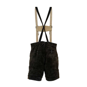 Best Lederhosen <b>Men</b> Genuine Leather Authentic German Lederhosen for <b>Men</b> Oktoberfest 2025 Outfit Dark Olive <b>Green</b> Bavarian <b>Short</b> - Product Image 4