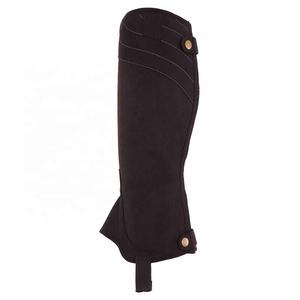 Dernier modèle de demi-galon pour l'équitation, produits équestres, fabricant de galoche d'équitation en daim synthétique - Product Image 3