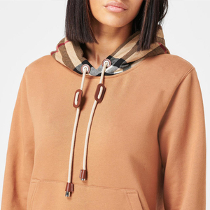 Sweat à capuche pull mode pour femmes 100% coton hiver chaud tenue décontracté logo personnalisé sweat à capuche imprimé OEM fournisseur de gros - Product Image 3