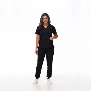 Ensembles de gommage d'infirmière pour femmes en gros personnalisés uniformes d'hôpital de type jogger avec combinaison de gommage pour le personnel médical - Product Image 6