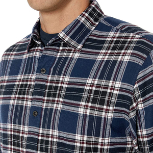 Vente en gros Chemises habillées pour homme personnalisées pour travail de bureau Robe homme coupe ajustée Chemise décontractée à manches longues Blanc Noir Bleu Rouge Toutes les couleurs - Product Image 5