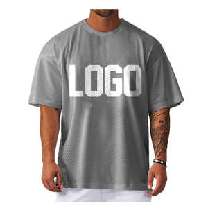 Camiseta de fútbol americano de malla impresa personalizada al por mayor, ropa de calle transpirable, camiseta de moda, opción de talla grande, diseño de sublimación - Product Image 3