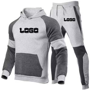 Survêtement de sport pour homme en coton et polyester, lavage à l'acide, hiver, entraînement en salle de sport, jogging, entraînement, respirant, coupe-vent - Product Image 3