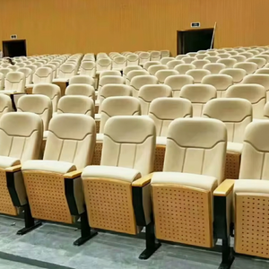 <b>Blue</b> Fabric Traditional Office <b>Chair</b> Swivel Folding for School Hall Conference Use - Product Image 3