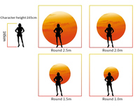 Personnalisé extérieur/intérieur coucher de soleil boîte à lumière murale LED rétro-éclairé signe cadre en aluminium tissu SEG boîte à lumière pour décorer toile de fond