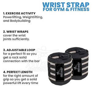 2025 alta calidad neopreno deportes gimnasio muñequeras levantamiento de pesas mano urdimbres Fitness equipo de seguridad para la venta - Product Image 5