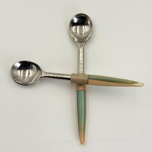 Stainless Steel Ice Cream Scoop with Resin Comfort Handle Portable Spoon for DIY Ice Cream Fruit Cookie (Silver) - Product Image 3