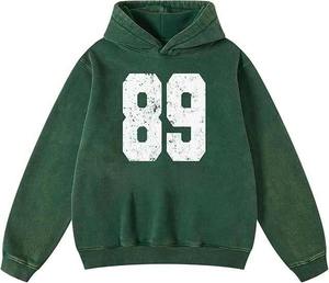 Sudadera con capucha directa de fábrica en 100% algodón tela de rizo francés bordado estampado personalizado recortado apto para invierno - Product Image 1