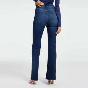 Venta al por mayor superventas tamaño adulto mujeres pantalones vaqueros servicio OEM transpirable precio sostenible diseño de moda Pantalones de las mujeres - Product Image 2