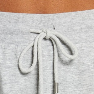 กางเกงขาสั้นสีเทาสำหรับผู้หญิงกางเกงขาสั้นออกกำลังกายผ้าฝ้ายแบบลำลอง - Product Image 5