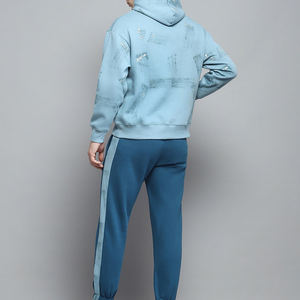 Meilleure vente Ensemble de survêtement d'hiver personnalisable avec logo Respirant Séchage rapide Pantalon avec col à capuche Décontracté Taille plus grande en vente - Product Image 4