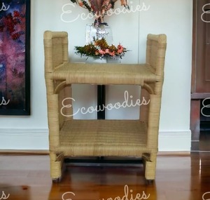 ชั้นเก็บหนังสือทำจากไม้ไผ่อเนกประสงค์เหมาะสำหรับใช้ในบ้านสำนักงาน - Product Image 5