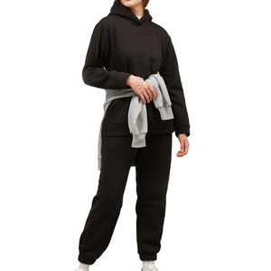 Chándales de Invierno para Hombre, con Capucha, Estampados o Lisos, Transpirables, Resistentes al Viento, al por Mayor, con Diseño de Logotipo Personalizado OEM, 100% Algodón, Última Tendencia - Product Image 6