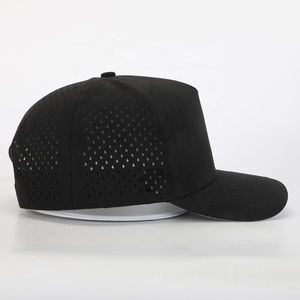 Casquette de Baseball de sport pour hommes de haute qualité Snapback personnalisé en Polyester imperméable à l'eau avec Logo brodé motifs de fruits à pois léopard - Product Image 1