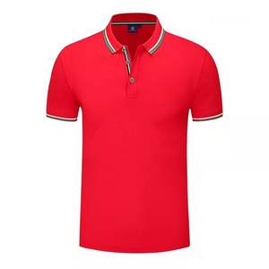 Camisetas de Polo de Golf para hombre de algodón 100%, cuello vuelto profesional con ribete de contraste, mangas cortas de alta calidad - Product Image 5