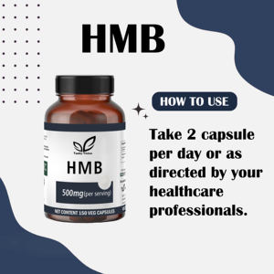 OEM ODM 150 Cápsulas HMB 500mg Vitamina D3 Reparación Muscular Recuperación Soluciones de Fabricación de Marca Privada para Suplementos Herbales - Product Image 5