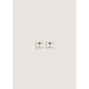 ต่างหูเพชรทรงจูนอัสเชอร์คัท - Product Image 1