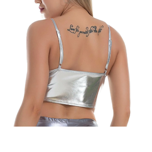 เสื้อยืดแขนสั้นผ้าตาข่ายโปร่งสุดเซ็กซี่ของผู้หญิงเสื้อเอวลอยตรงจากโรงงานผลิตชั้นนำของผู้หญิงจาก BD - Product Image 3