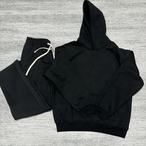 Conjunto de Sudadera con Capucha y Pantalones Deportivos de Invierno Unisex de Corte Regular Personalizado con Estampado Digital para Hombre - Product Image 3