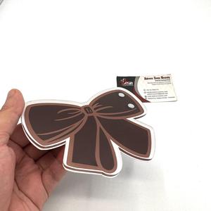 Noeud brun de haute qualité dernière conception durable d'arc de tuile de cils en acrylique outils de beauté personnalisés Service OEM - Product Image 5