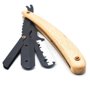 Rasoir de sécurité à double tranchant personnalisé professionnel avec manche en acier inoxydable et lames super résistantes en acier inoxydable pour le visage et le corps des hommes - Product Image 2