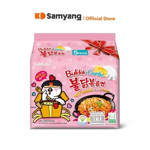 Samyang Buldak ไก่ร้อนคาโบนาร่าราเมง (130gx5)