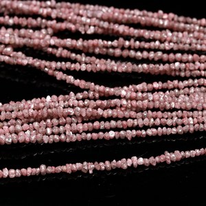 Perle de diamant naturel rose de 2-3 mm, diamant brut non taillé avec certificat IGI, excellente et bonne taille pour la fabrication de bijoux - Product Image 4