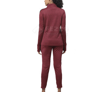 Ensemble de survêtement à capuche en molleton 100 % coton personnalisable pour femme - Collection Hiver - Product Image 3