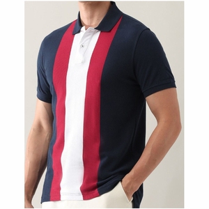 เสื้อโปโลผ้าฝ้ายระบายอากาศได้ดีสำหรับผู้ชายเสื้อแนวสตรีทแบบเรียบง่ายสำหรับฤดูร้อนเสื้อโปโลกีฬาคุณภาพระดับพรีเมียมแบบลำลองสำหรับผู้ชาย - Product Image 3