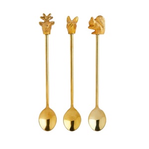 เครื่องใช้บนโต๊ะอาหารแบบมีกระจกเงาช้อนตักชาเครื่องใช้บนโต๊ะอาหารดีไซน์รูปต้นคริสต์มาส - Product Image 3