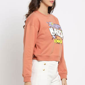 Vêtements de sport personnalisés avec logo pailleté, sweat-shirt pour femmes en taille plus, 100% coton molletonné, plusieurs tailles et couleurs - Product Image 4