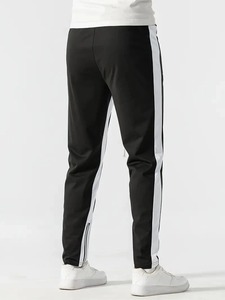 Men Jogging Pants <b>Zip</b> <b>Pockets</b> Drawstring Sports Skinny Pants Trousers Pants - Product Image 4