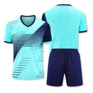 Customized Soccer Sublimation Top Uniform Sports Wear Training Football Uniforms Jersey & <b>Shorts</b> Unisex - Product Image 3