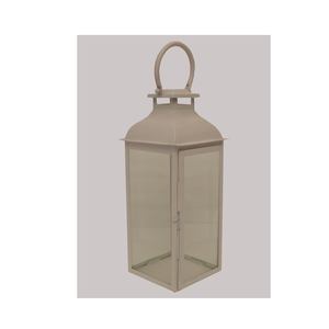 Candelabros de Metal de forma cuadrada más vendidos del 2024, mango colgante, linternas de cristal elegantes para decoración del hogar, exportación directa - Product Image 1