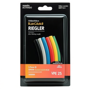 5.5mm ID 8mm OD 25m Blue Rubber <b>Hose</b> RIEGLER 25m Working Length VPE 25 - Product Image 2