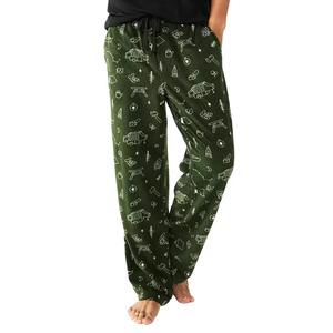 Venta al por mayor de ropa de mujer Pijamas cálidos de franela de invierno Pantalones Pijamas Ropa de casa - Product Image 3