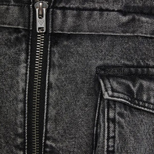 Vente en gros Veste en jean pour hommes Vêtements de ville élégants et décontractés avec impression de logo personnalisé disponible OEM Veste d'hiver - Product Image 5