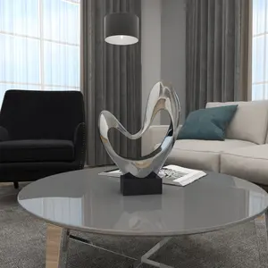 Escultura de Metal Hecha a Mano, Escultura de Metal de Lujo, Accesorios para Espacios, Acento, Escultura Moderna China, Zahid Exports - Product Image 2