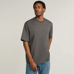 Camisetas personalizadas de algodón de peso pesado de alta calidad, camiseta de hombre lavada con ácido, camiseta de manga corta ajustada regular - Product Image 1