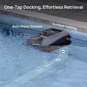 Robot Aspirador de Piscinas Inalámbrico Aqua.Sens 2 Ultra con Estación de Carga/Mapeo de Piscinas/Cámara con IA/Limpieza de Superficie del Agua/Clarificación - Product Image 5