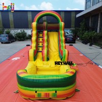 Vente chaude de toboggan aquatique gonflable en PVC pour un usage récréatif