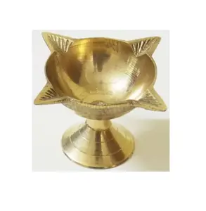 Latón nandadeep Diya para el templo Home Office artesanía último diseño latón nandadeep Diya para precio barato - Product Image 1