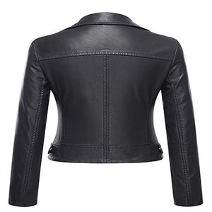 Nouvel arrivage de vestes en cuir véritable de vachette pour dames Style femme avec 100% vestes en cuir de peau de vache originales - Product Image 4