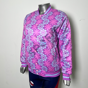 Logo personnalisé OEM broderie respirant Streetwear vestes universitaires pour femmes personnalisé Letterman College Baseball Jacket - Product Image 1