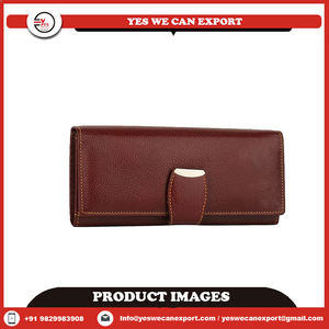 2025 nouveau Design pochette pour femmes en cuir véritable portefeuille pochette bouton pression occidental élégant Id fenêtre argent porte-carte portefeuilles - Product Image 6