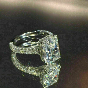 Anillo de boda de corte redondo Vintage para mujer, Plata de Ley curvada y diamante de moissanita para fiestas, exportación directa desde la India - Product Image 5