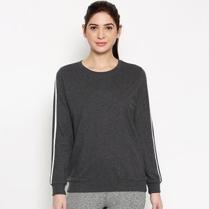 Sudadera de Invierno para Mujer, Ropa Urbana, Impresión de Logotipo Personalizado en la Parte Delantera, Alta Calidad, Talla Grande, Manga Larga, 100% Algodón, Transpirable, Felpa - Product Image 1