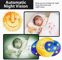 Monitor para Bebés X6 con Sonidos de Cuna, Intercomunicador y Cámara para Cuidado Infantil