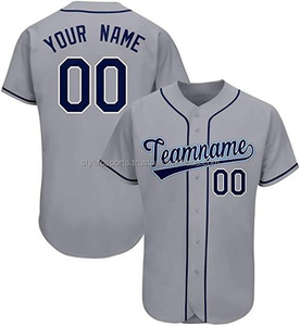 Ropa deportiva unisex de poliéster sublimado OEM, camiseta de béisbol personalizable, estampado de nombre, patrón liso, camisetas personalizadas en blanco baratas, comprar - Product Image 6