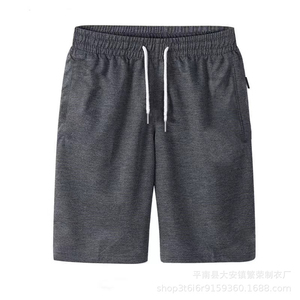 Wholesale Custom Eco-Friendly Breathable Quick Dry Button Fly Mens <b>Shorts</b> Polyester Cotton Solid <b>Black</b> Office Lady - Product Image 6